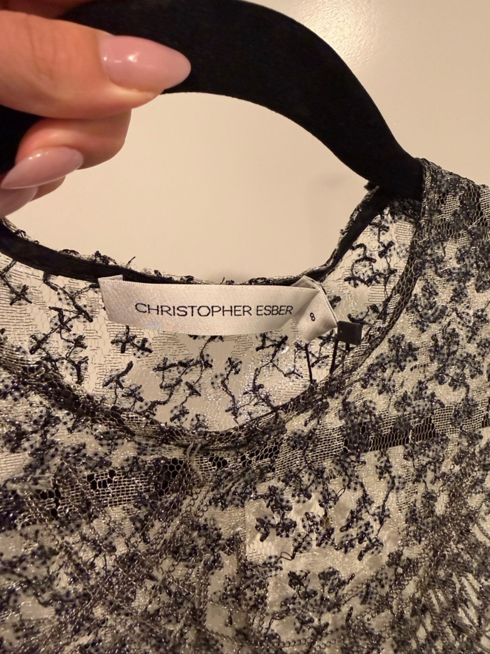 NWT Christopher Esber Swept Chain Gown - Picture 10 of 12